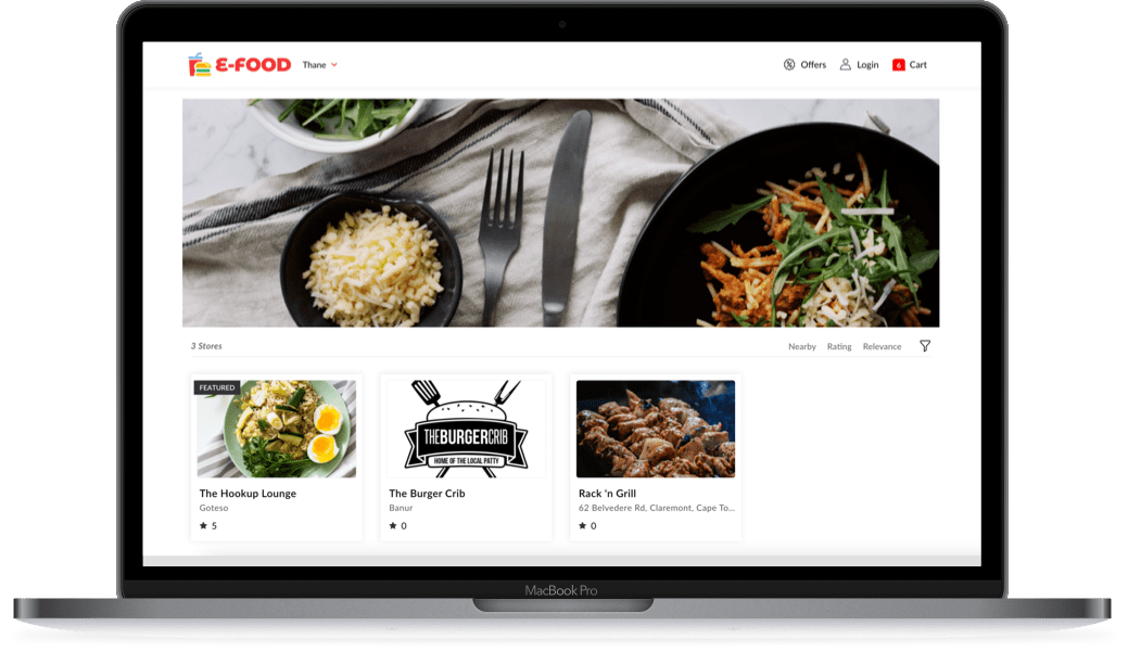 food business website