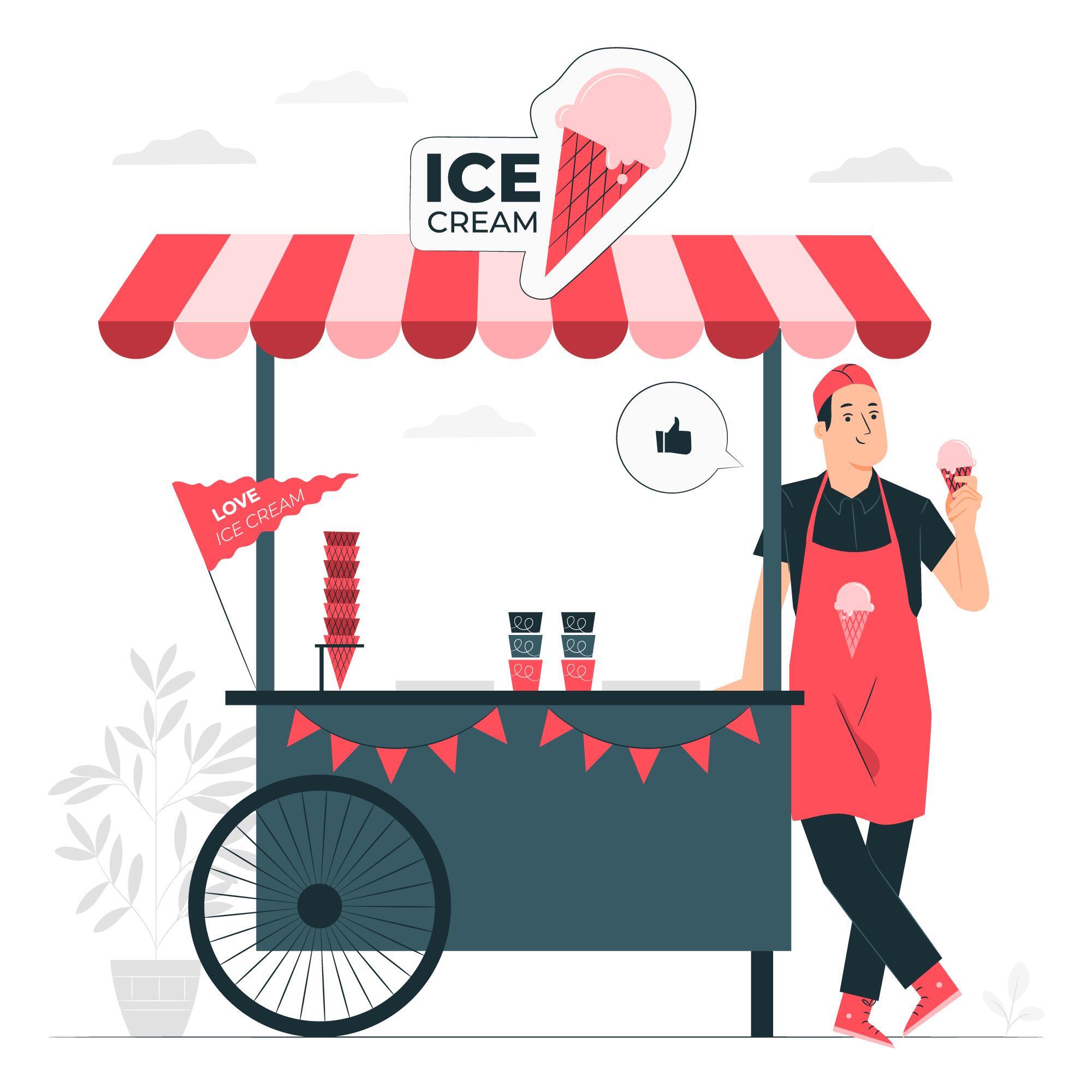 sell ice cream online